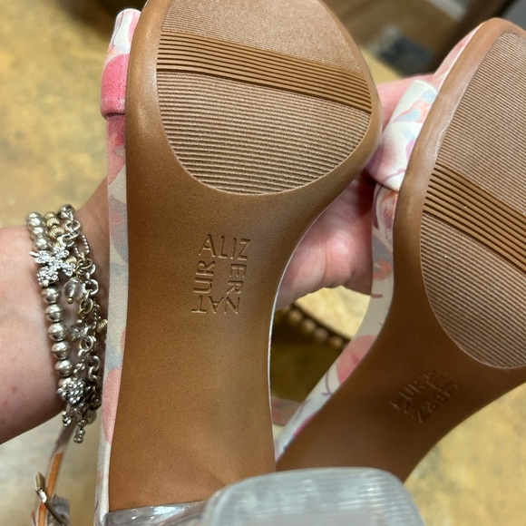 NaturalizerJoy Sandals with Transparent Block Heels - Picture 12 of 15